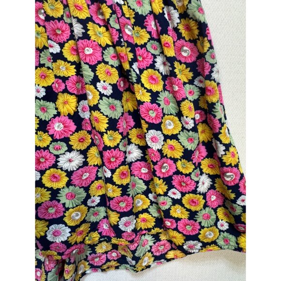 Lulus Womens Exclusive Poppy Hour Floral Print Mini Dress Medium Multicolor Boho - Picture 9 of 9